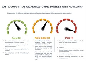 Am I a Good Fit as a Manufacturing Partner with NovaLink?