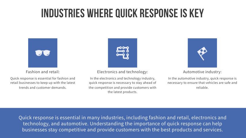 Sourcing For Manufacturing in Mexico: Examples of industries where quick response is crucial