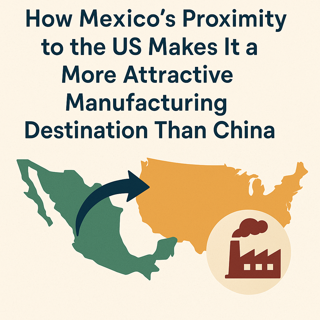 How Mexico's Proximity to the US Makes It a More Attractive Manufacturing Destination Than China