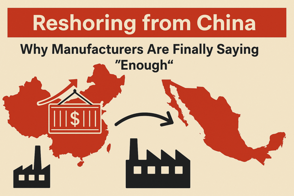 Reshoring from China: The Changing Landscape of Global Manufacturing
