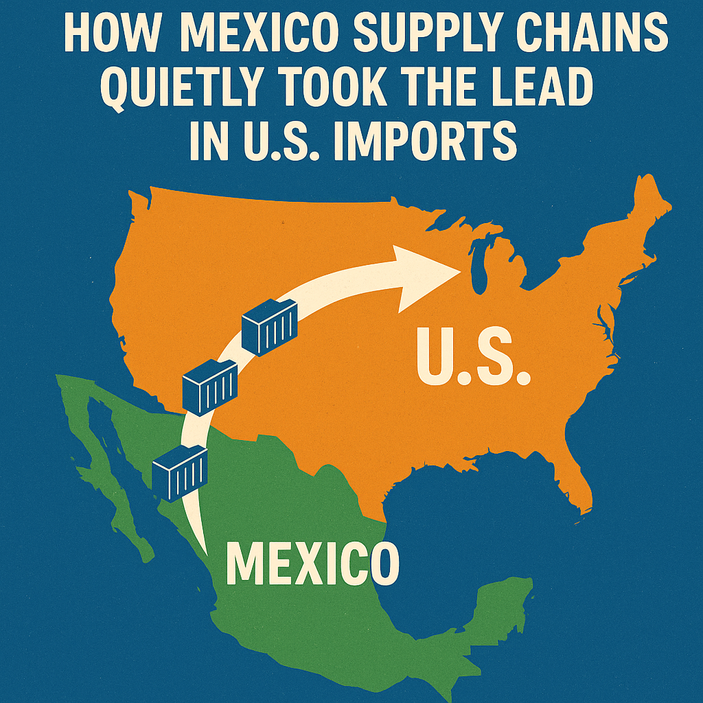 How Mexico Supply Chains Quietly Took the Lead in U.S. Imports