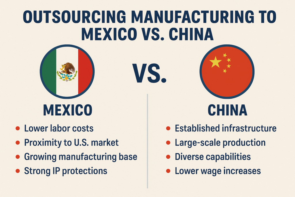 The Pros and Cons of Outsourcing Manufacturing to Mexico vs. China