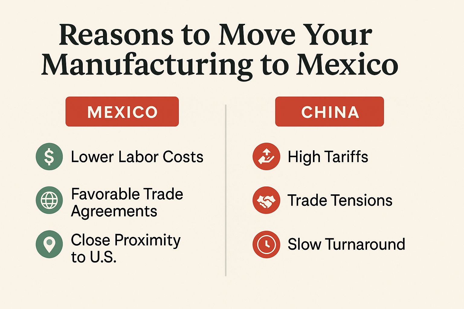 Move Your to Manufacturing Mexico and Save Big