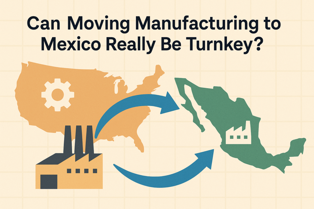 moving manufacturing turnkey to Mexico