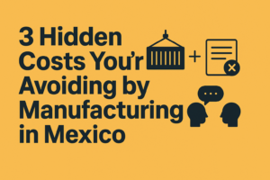 3 Hidden Costs You're Avoiding by Manufacturing in Mexico